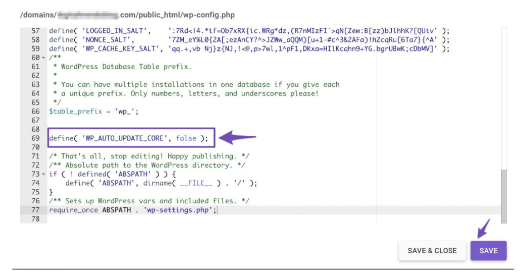 Disable Automatic Updates Without Using a Plugin